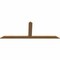 Ekena Millwork Portland Smooth Timber Gable Bracket, Western Red Cedar, 96"W x 36"H x 1 1/2"D x 5 1/2"F, 9/12 Pitch GBW096X36X0206POR00SWR - alternate 4